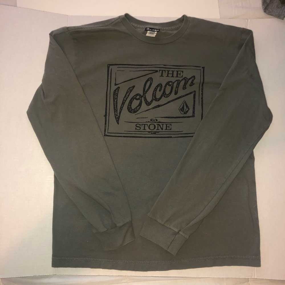 Volcom long sleeve color green